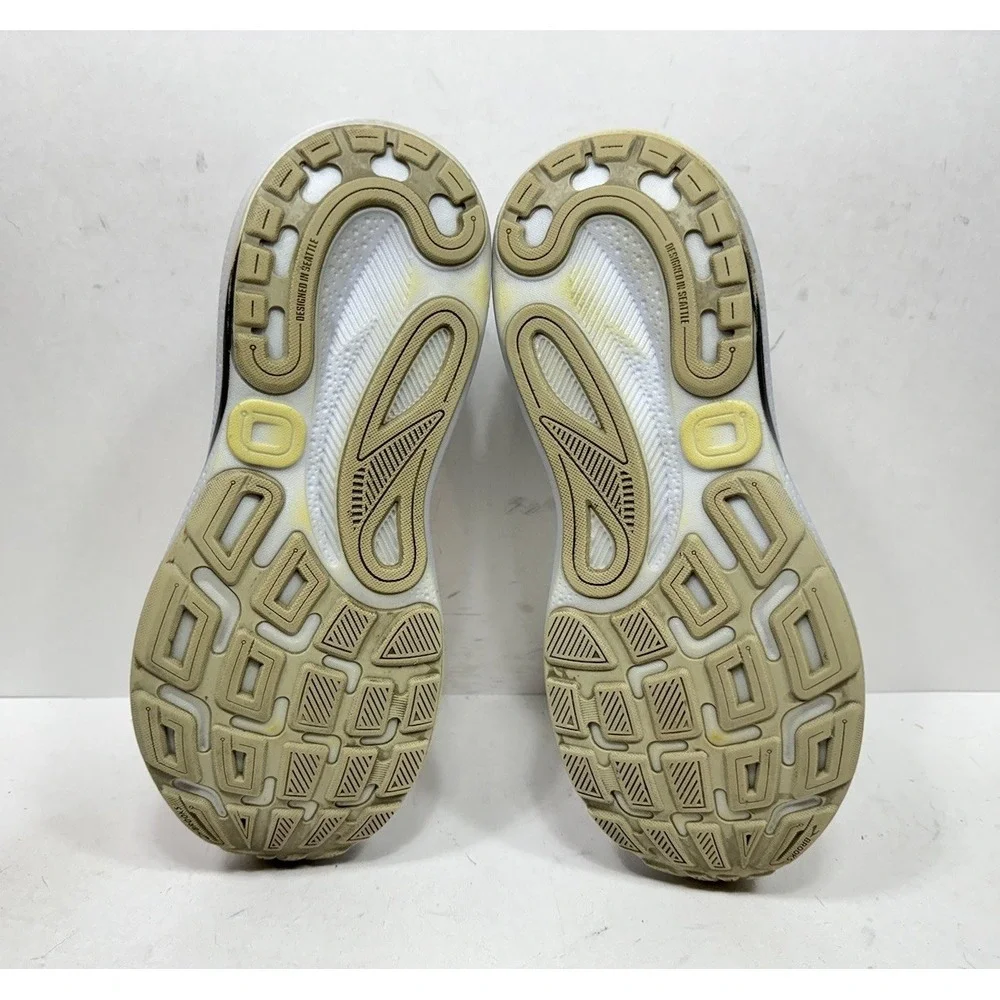 Brooks Adrenaline GTS 24 Womens Running Shoes White Black 1204261B126 Size 10 B